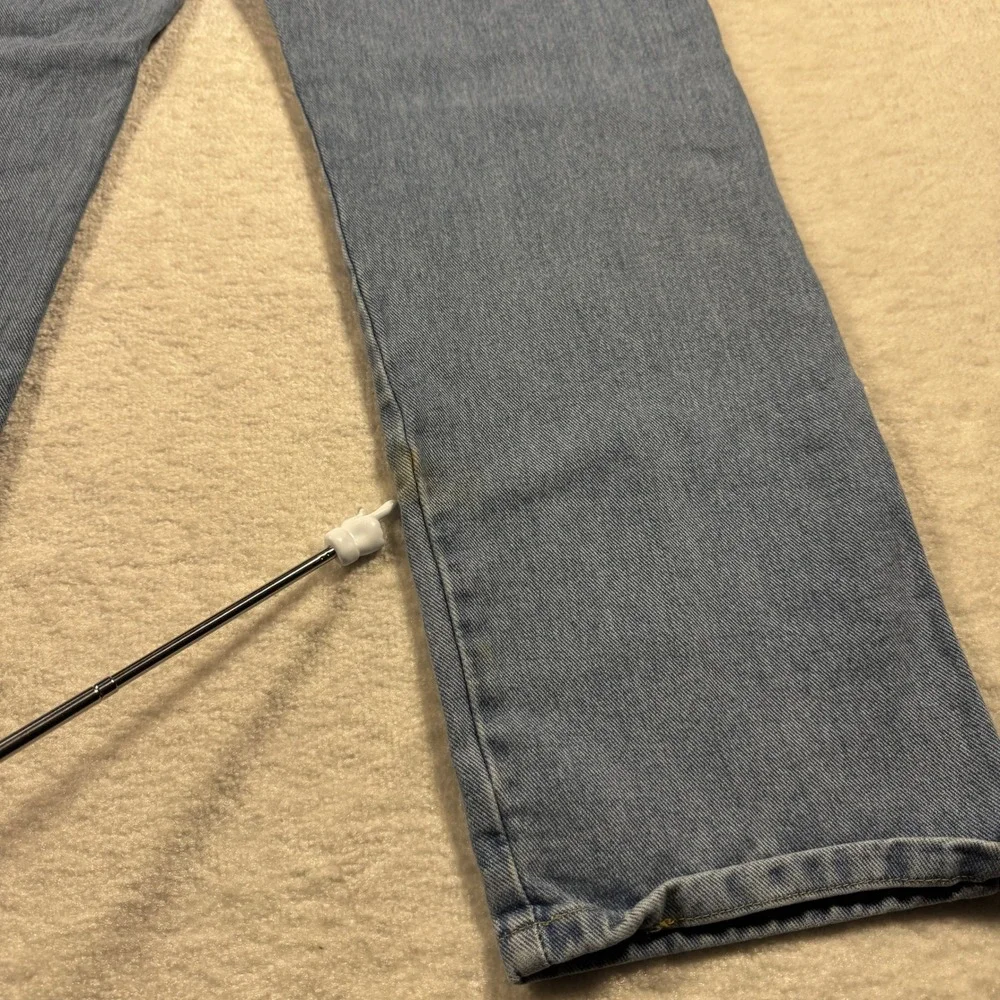 Wrangler Rugged Wear Mens Light Wash Straight Leg Denim Jeans Size 32 x 30‎